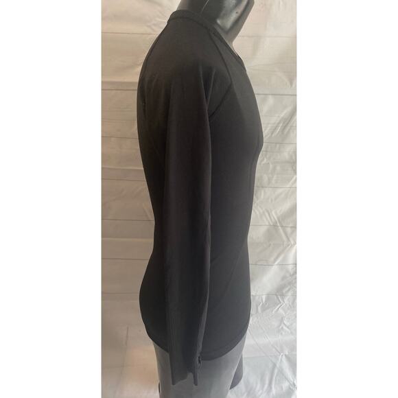 Lululemon Swiftly Tech Long Sleeve Crew Black Running Top Women’s 8? No Tag - Picture 4 of 7